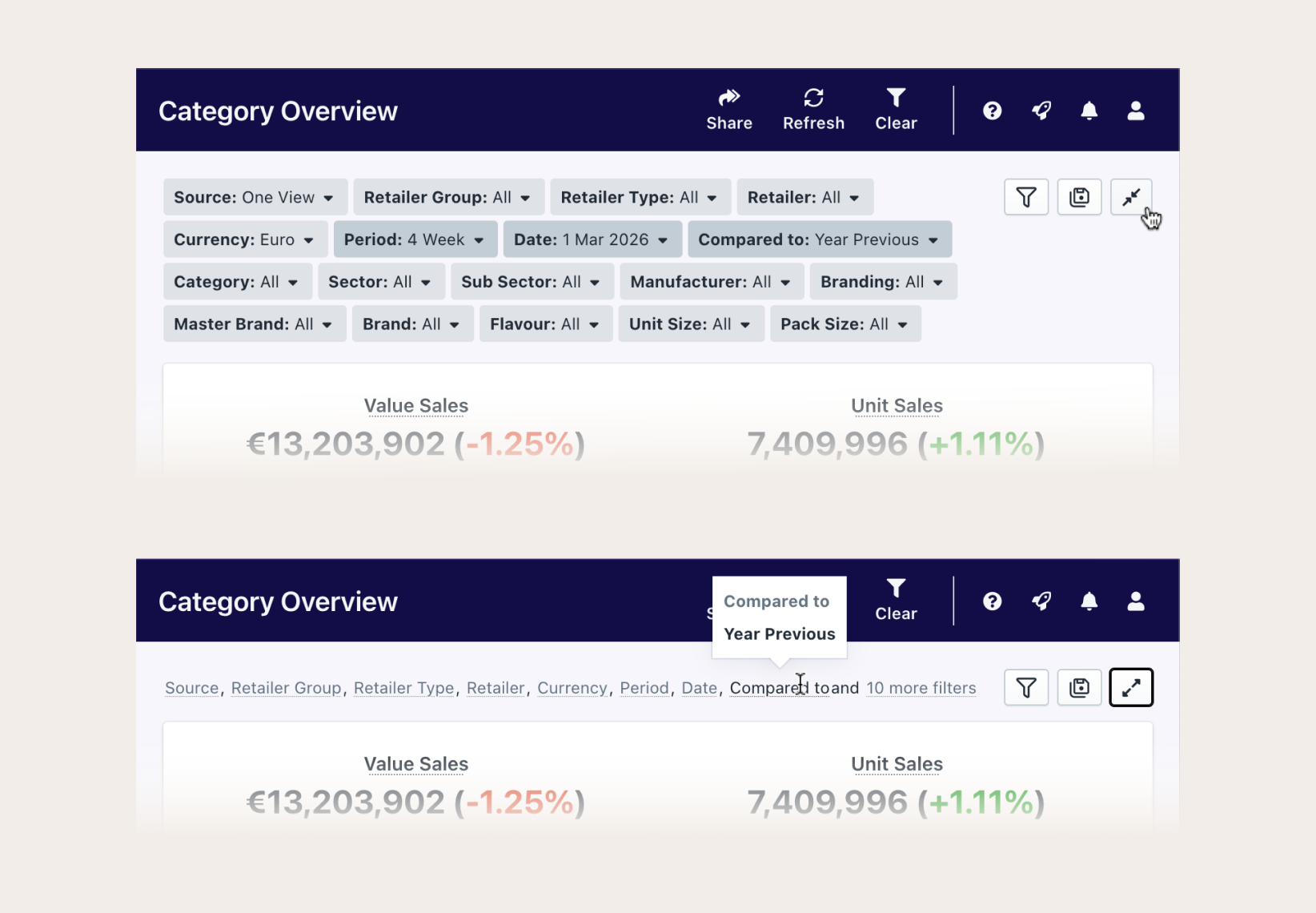 Final filter solution
