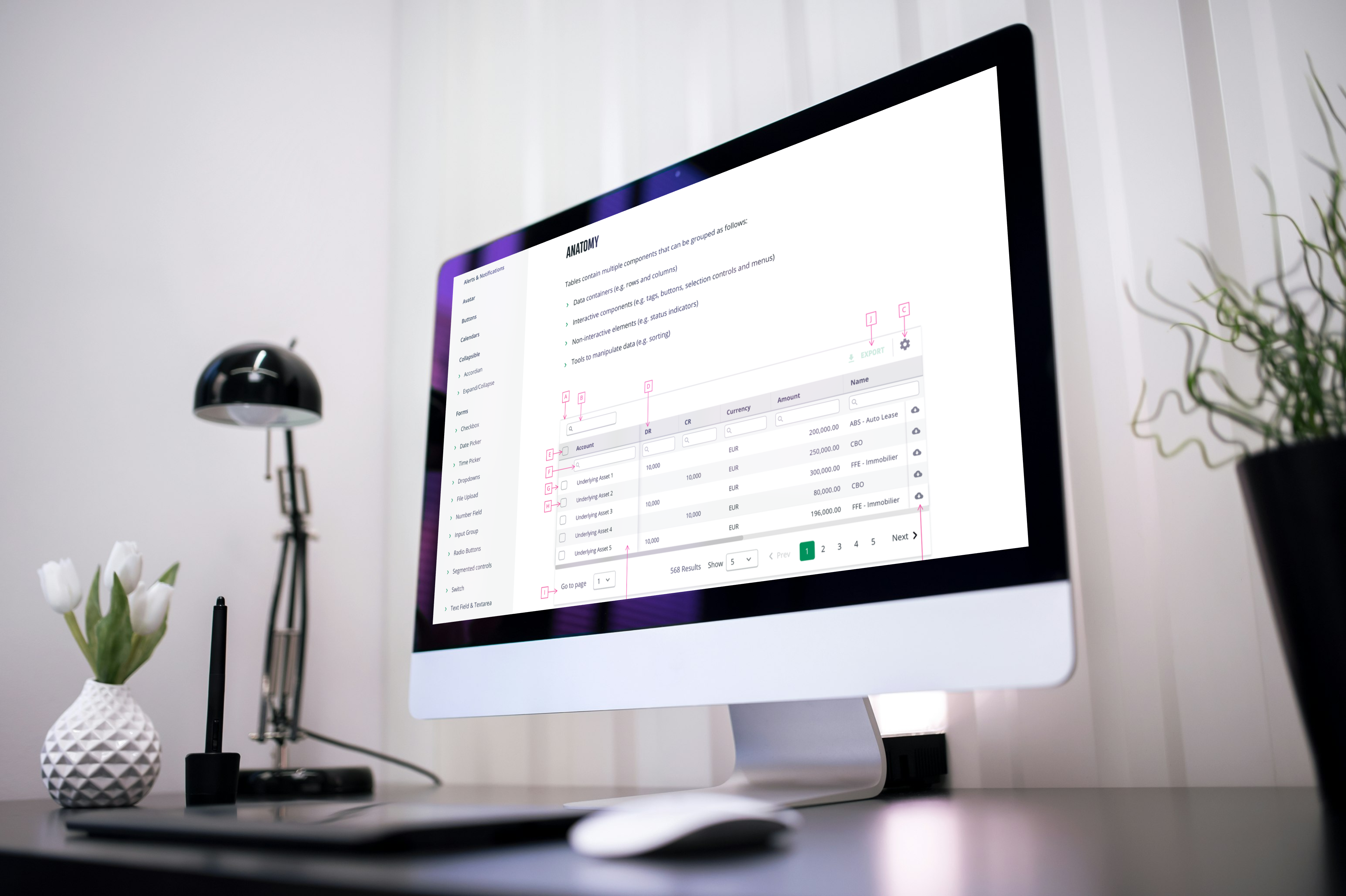 Design system components